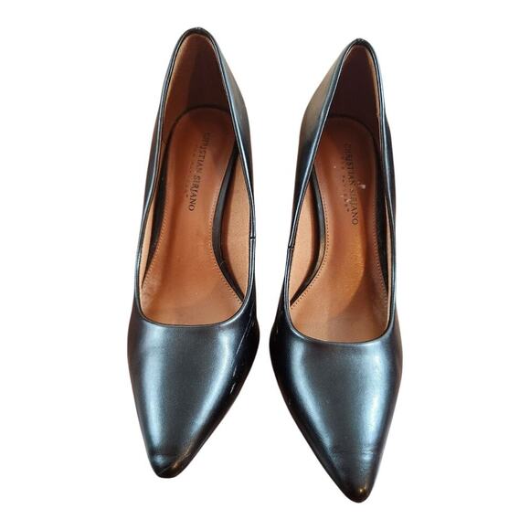 Christian Siriano for payless black heels sz 9 pointed toe pump shoe - Picture 1 of 14